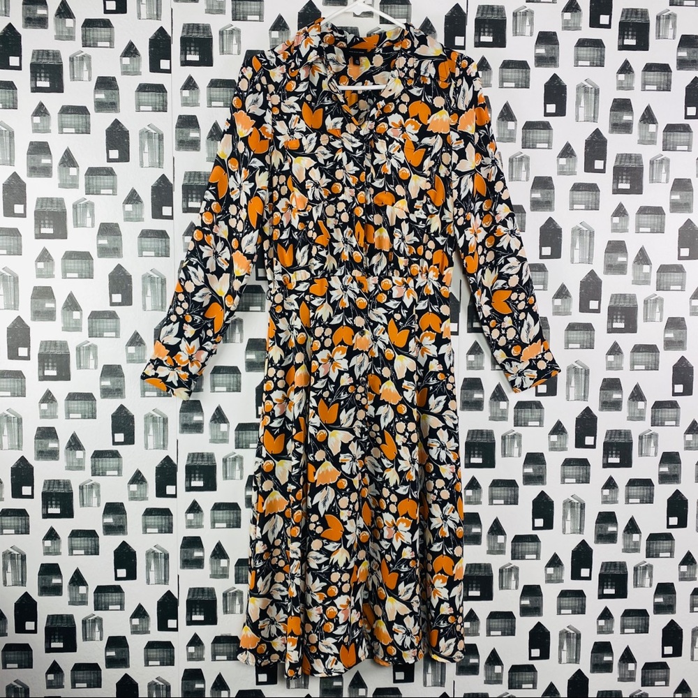 Who What Wear | Floral Long Sleeve Maxi Dress